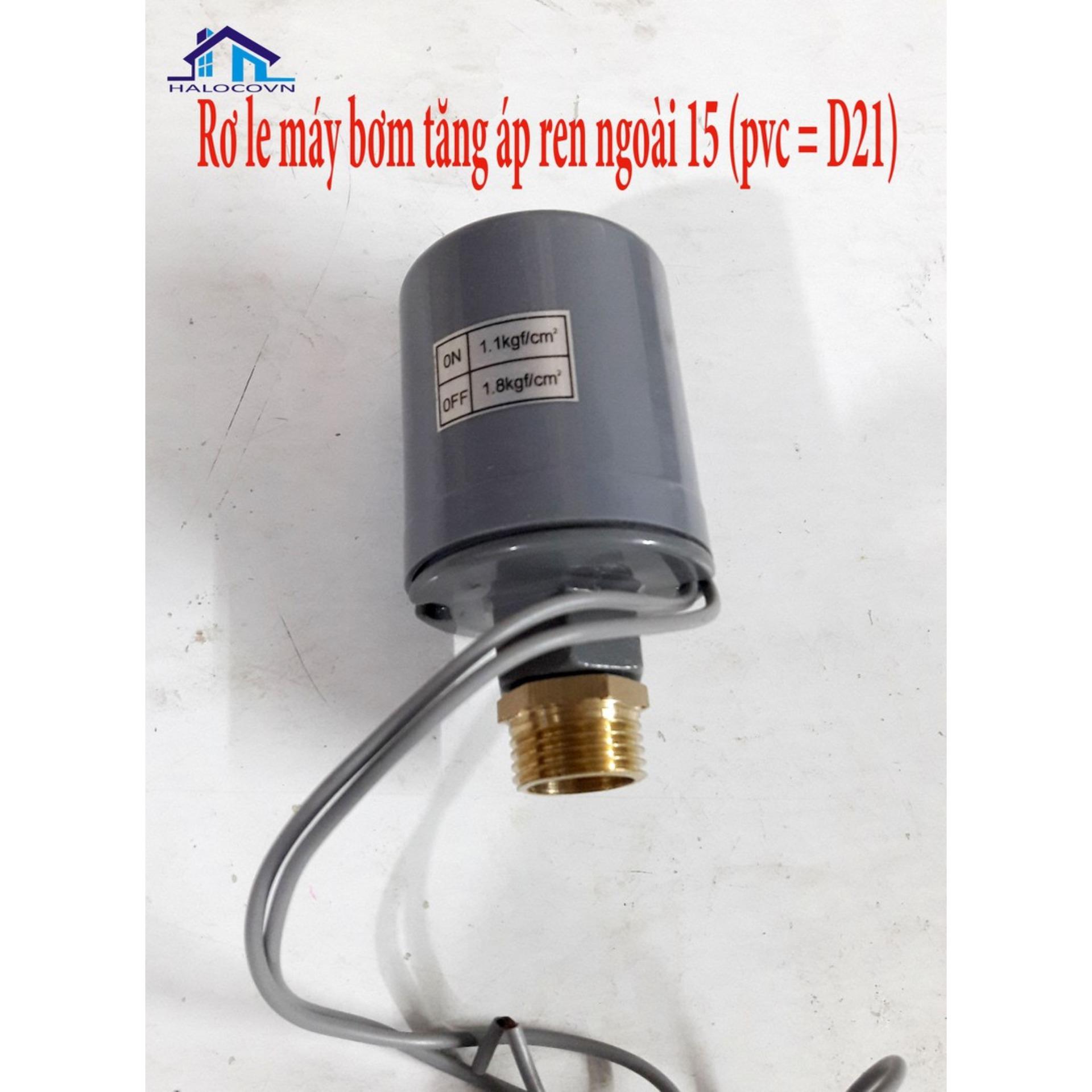 Rơ le máy bơm tăng áp loại ren ngoài chân ren 21