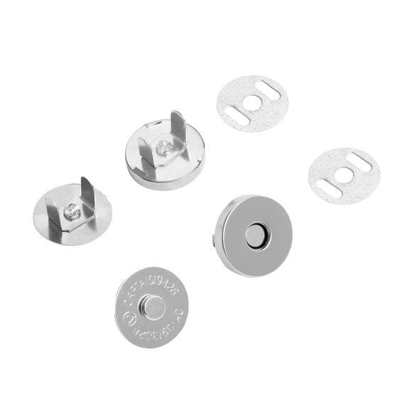 Bộ 20 nút hít túi xách 14x3mm ( màu trắng, cỡ nhỏ)