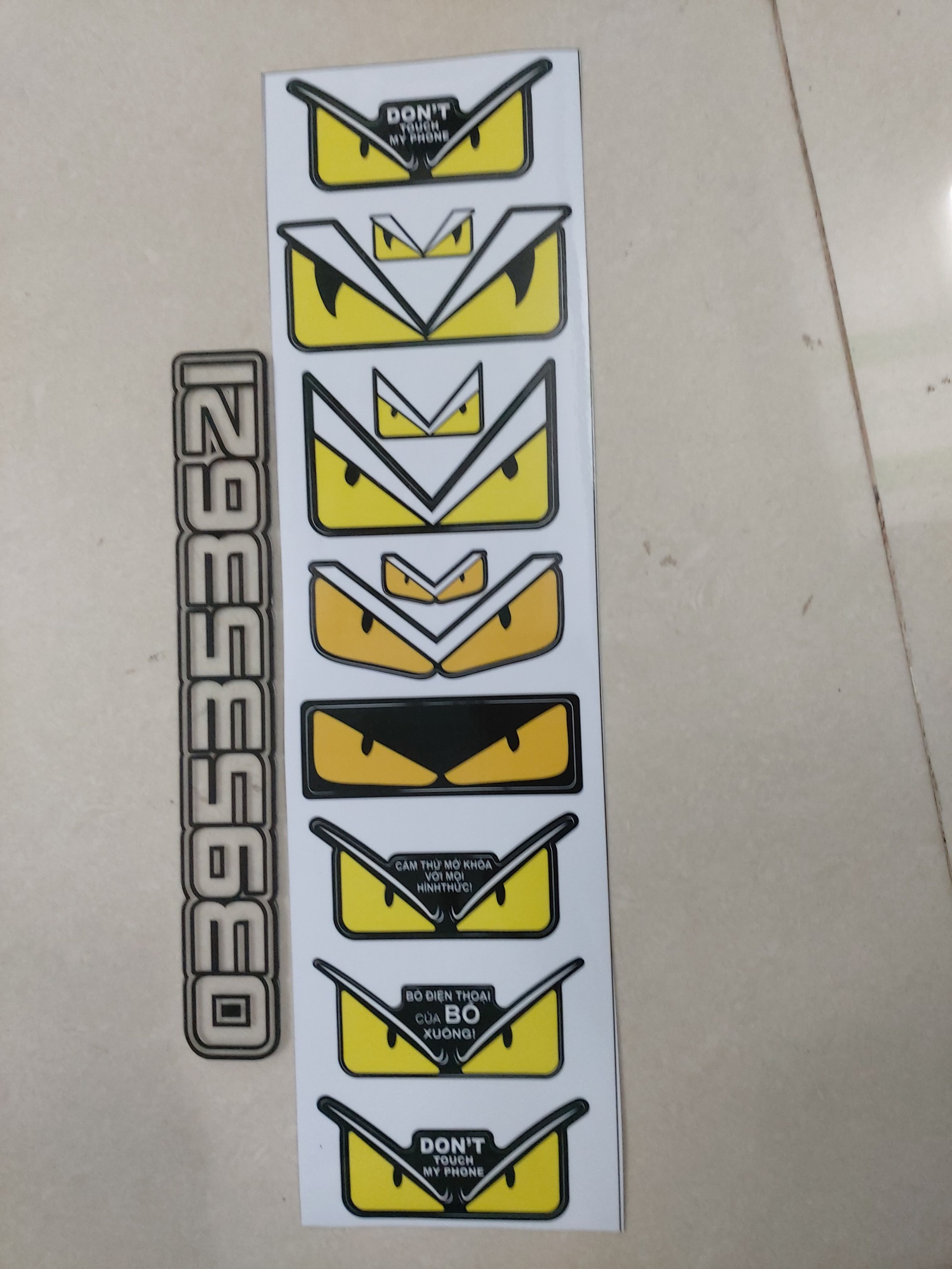 [HCM]Combo logo 11 cặp mắt cú