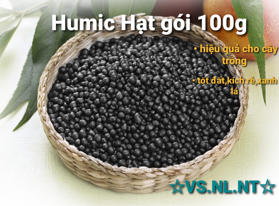 Phân Bón Hữu Cơ Humic Acid Hạt# gói 100g