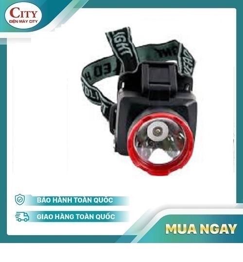 Đèn pin đội đầu cỡ nhỏ sunhouse she5012 - đen đỏ