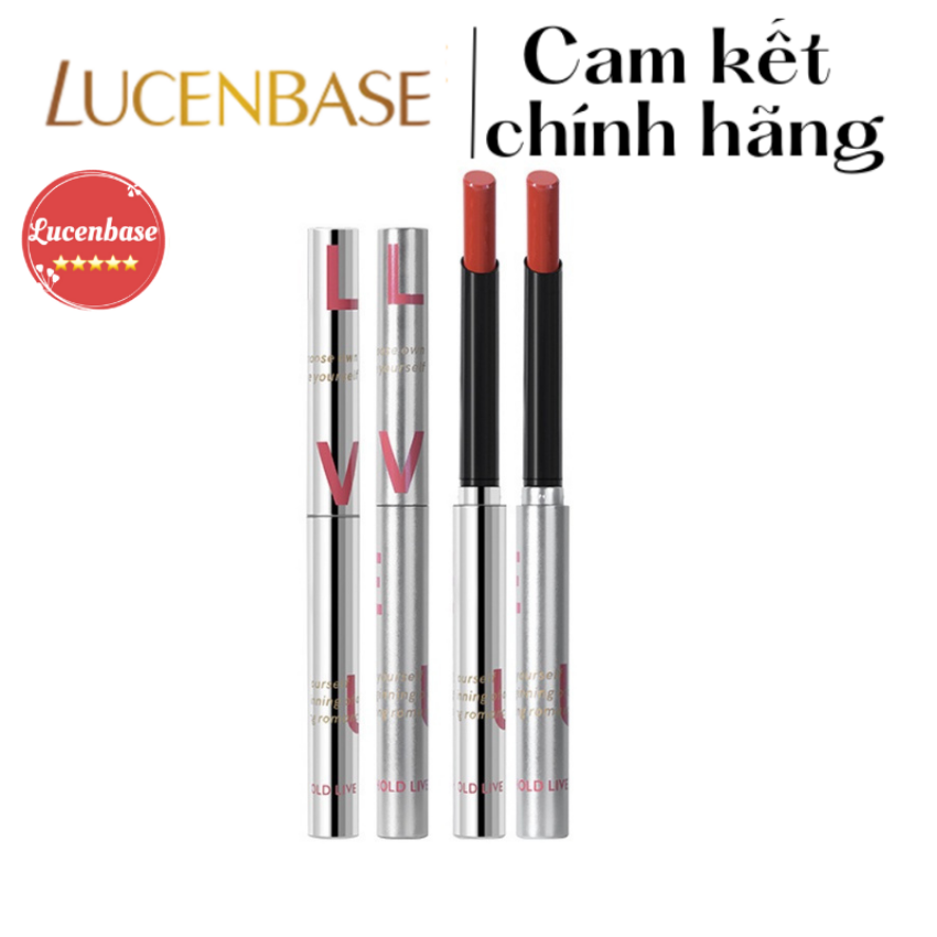 Son thỏi Hold Live Tiny Sliver HL516 dạng thỏi dễ lên màu lâu trôi che vết nứt môi