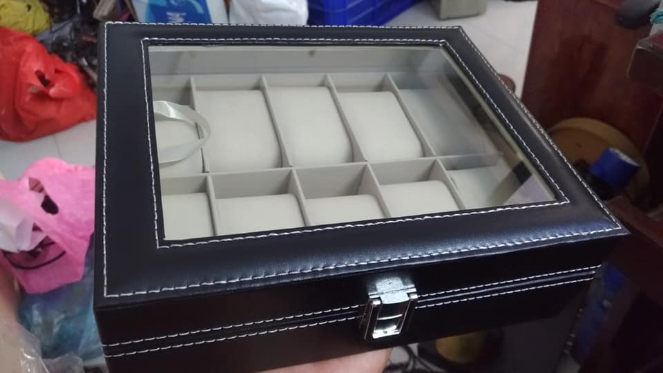 Hộp đựng đồng hồ 10 ngăn