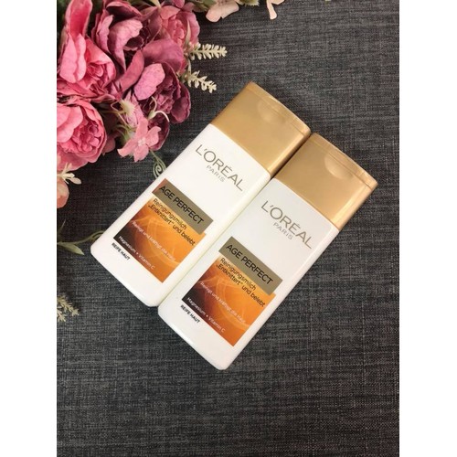 Sữa rửa mặt L'oreal Age Perfect Reinigungsmilch Căng mịn da