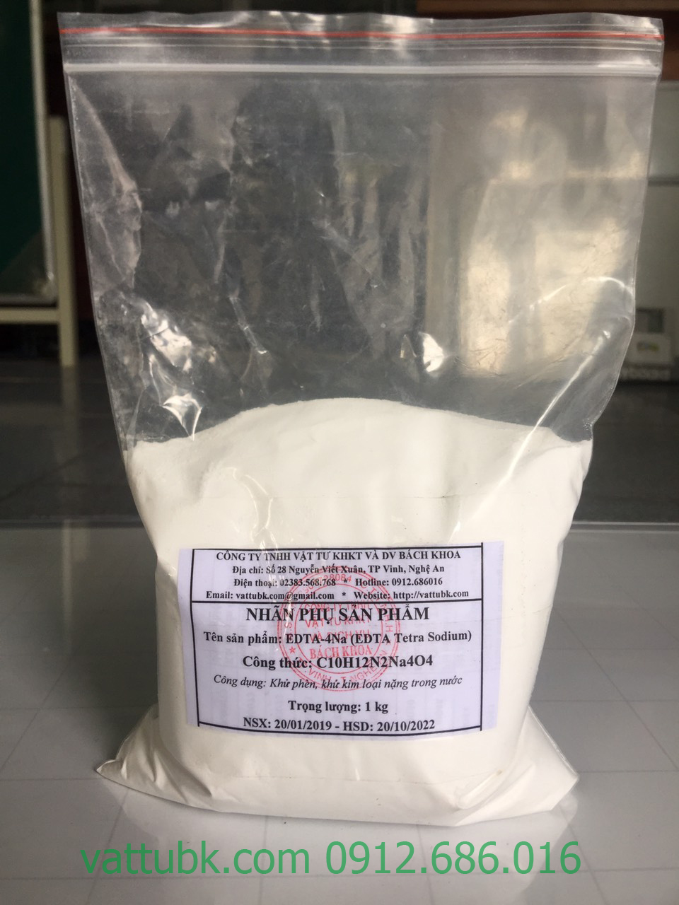 Bột khử phèn EDTA-4Na