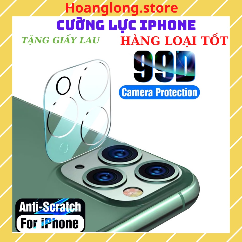 Kính cường lực bảo vệ camera sau chuyên dụng cho iPhone 11 12 13 14 Pro Max