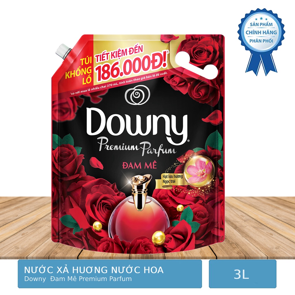 Giá sale siêu sốc nước xả vải downy đam mê 3l