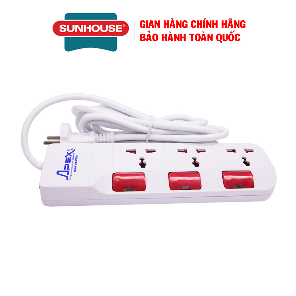 Ổ CẮM ĐIỆN SUNHOUSE APEX APE-OC1-3R