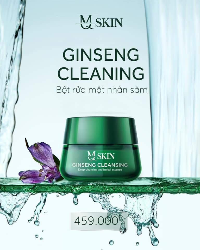 Bột rửa mặt nhân sâm MQSkin - Bột rửa mặt MQ Skin Ginseng Cleansing