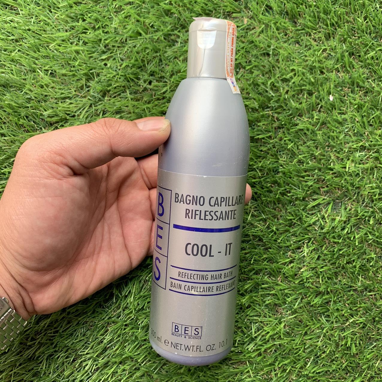 Dầu gội tím khử ánh vàng cool it shampoo bes 300ml