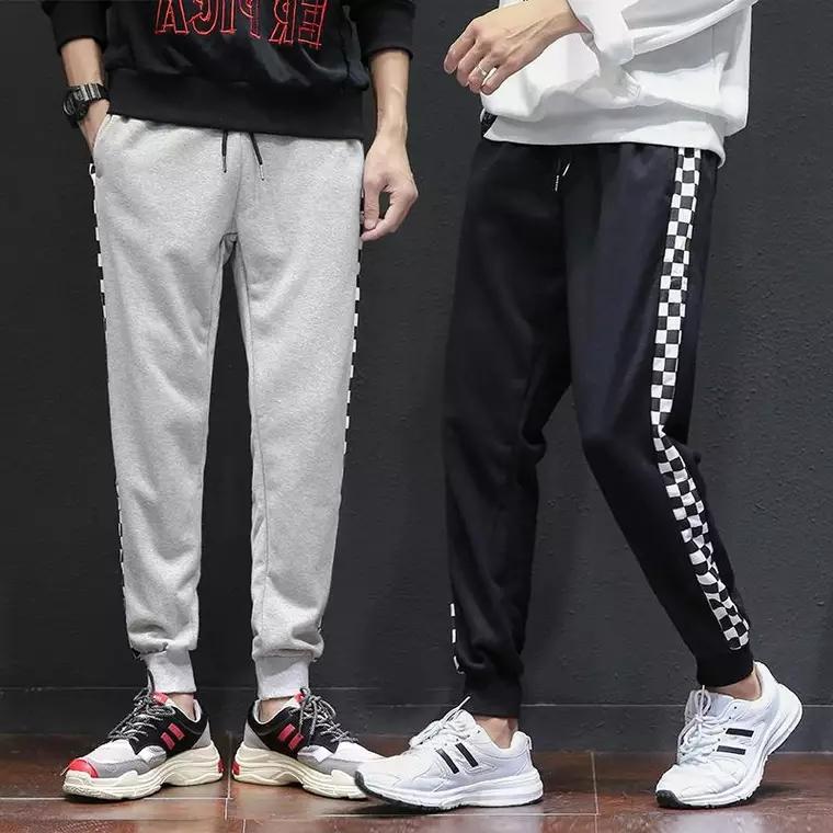 QUẦN JOGGER PHỐI SỌC CARO CỰC PHONG CÁCH PU2090
