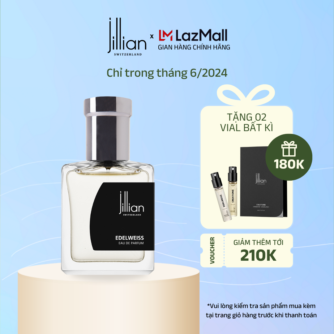 Nước hoa Jillian Nữ Edelweiss 15ml - thanh lịch, sang trọng, tinh tế