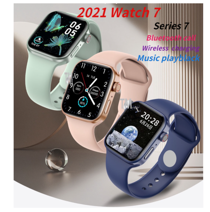 [SERI 7] Đồng Hồ Thông Minh Z36 SERI 7 Sạc Không Dây, Thay Nền, Màn Hình Vuông Tích Hợp Núm Xoay Nút Nguồn, Đồng Hồ Thời Gian Chờ Cuộc Gọi Bluetooth Màn Hình Vuông 1.7 Inch Máy Theo Dõi Nhịp Tim Máy Theo Dõi Sức Khỏe Đo Nhiệt Độ