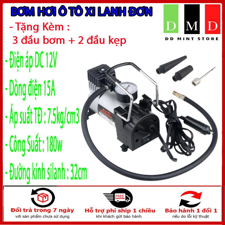 Bơm Hơi Ô tô - Bơm Bánh Xe - Bơm Bể Bơi - Bơm Mini Gia Đình - Máy Bơm Bánh Xe Hơi - Máy Né Khí Công Suất Mạnh. Bảo hành 6 tháng.