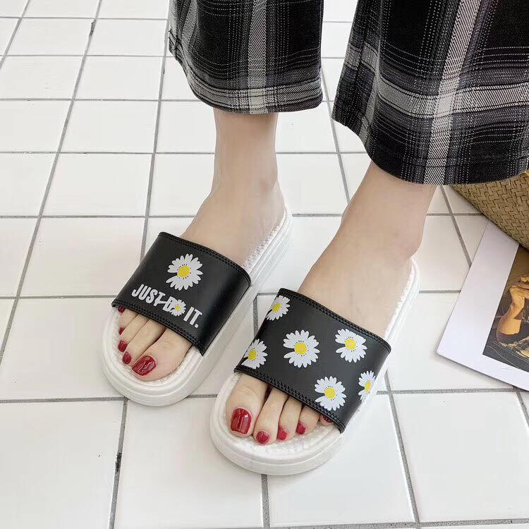 [HCM]DÉp Quai Ngang Nữ Hoa Cúc Màu Trắng