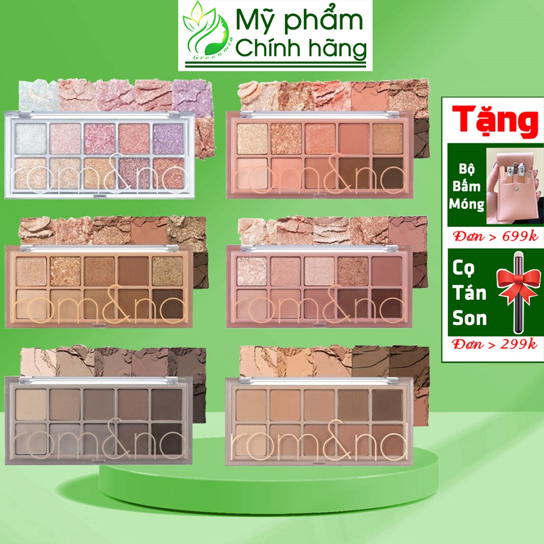  Bảng Phấn Mắt Romand 00 Nhũ 10 Ô Siêu Lấp Lánh Romand Better Than Eye Palette Lấp Lánh Cuốn Hút Mọi Ánh Nhìn 