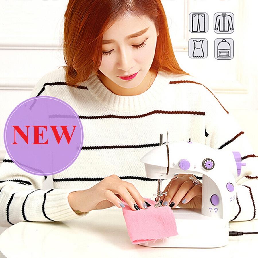 Máy May, Máy Khâu Mini Gia Đình Có Vắt Sổ Cao Cấp Có Đèn  Cắt Chỉ Tích Hợp. Máy may mini hiện nay tốt, nhiều chị em sử dụng nhất vẫn là máy may gia đình CMD vì dùng tốt và giá rẻ tiết kiệm