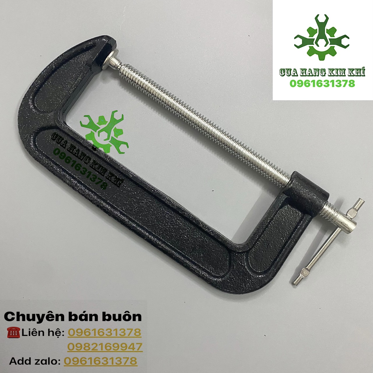 Vam gỗ 5inh-13cm đến14cm, Vam kẹp gỗ hàng đen xịn-dày dặn dùng kẹp nhôm kính, đồ mộc gỗ, vam chữ C