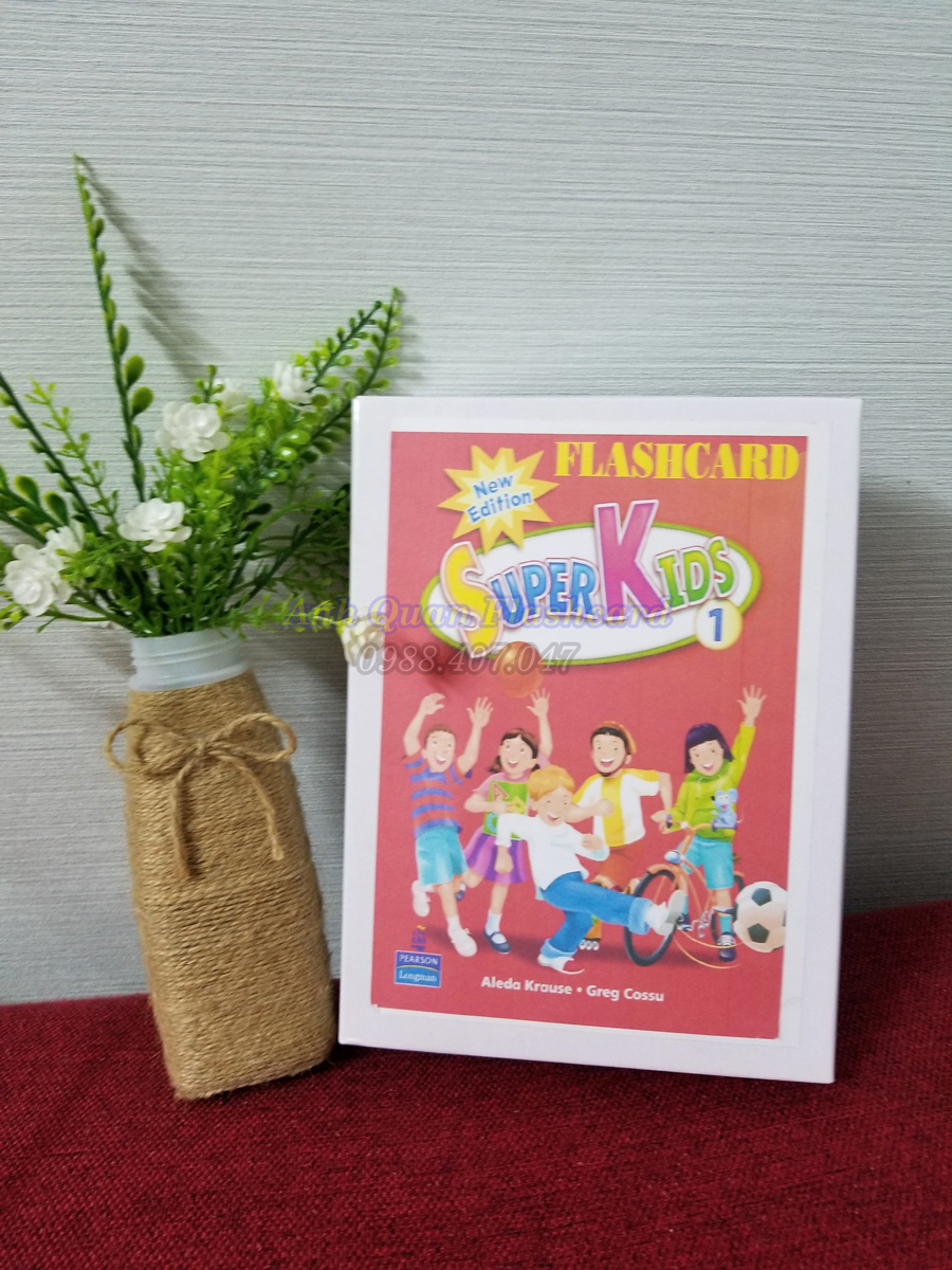 Bộ Flash card, thẻ học tiếng anh thông minh cho trẻ Superkids 1