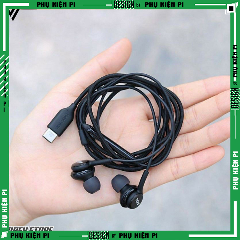 Tai nghe Samsung S20, S20 Plus, S20 Ultra AKG chân Type C zin máy phiên bản 2020 + Tặng 4 nút tai phụ