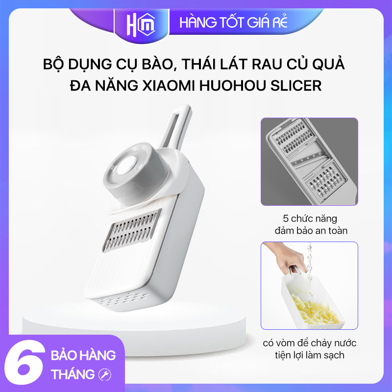 Bộ dụng cụ bào thái lát rau củ quả đa năng HUOHOU