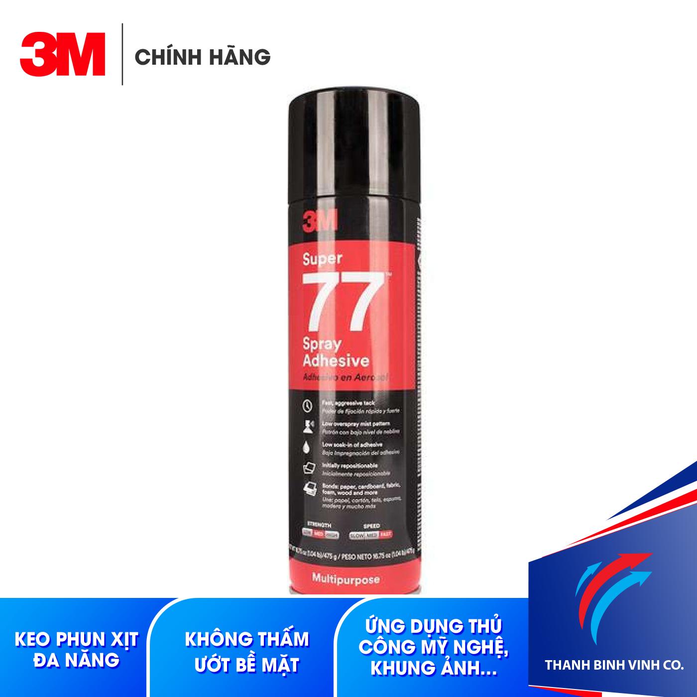 Keo phun xịt đa năng 3m super 77