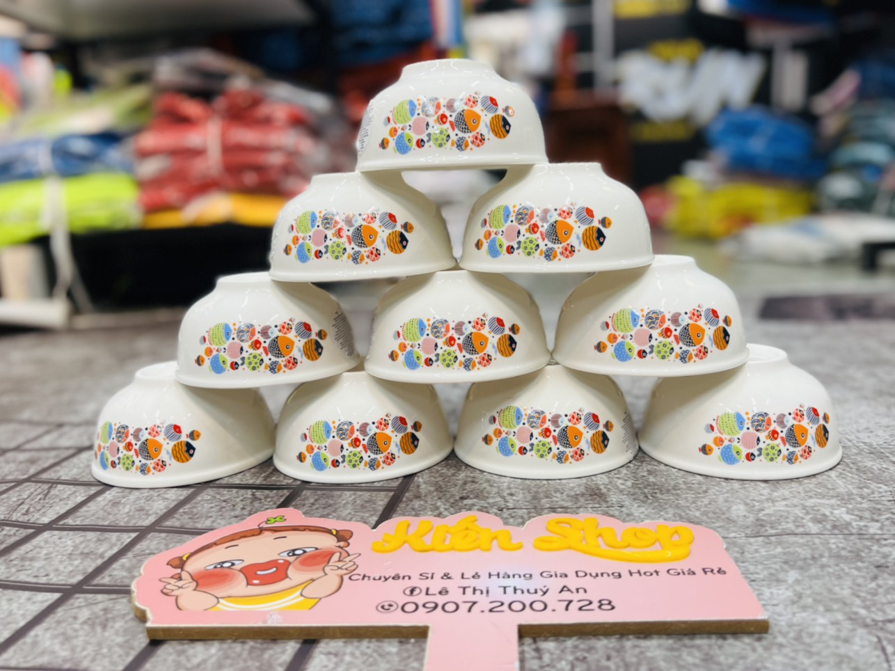 Combo 10cái, 6cái, 2 cái chén sứ ăn cơm hình cá, mẫu hoạ tiết hot đình đám, - chén, bát sứ ăn cơm