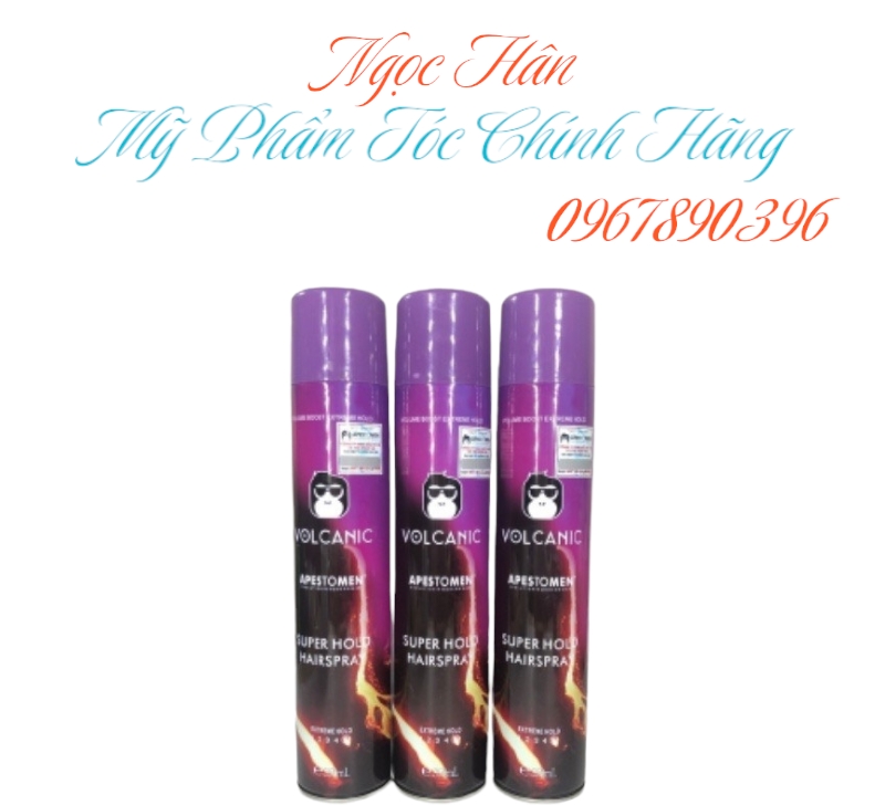 Gôm xịt tóc tạo kiểu vocanic