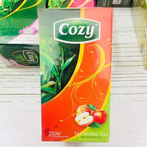 Trà đen hương Táo Cozy túi lọc hộp 50g