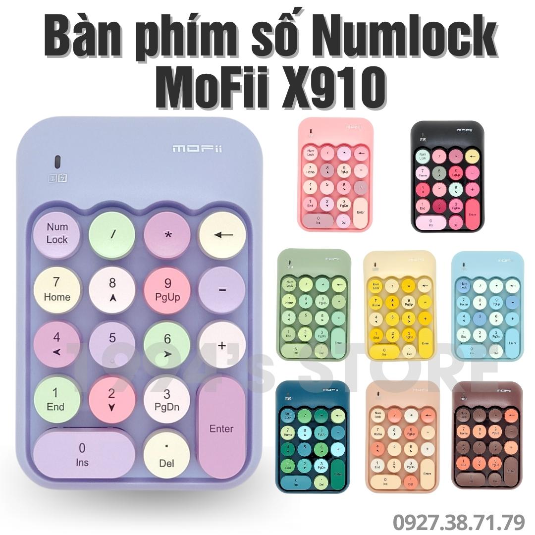 FREESHIP Bàn phím số numlock không dây MoFii X910 - Bàn phím số