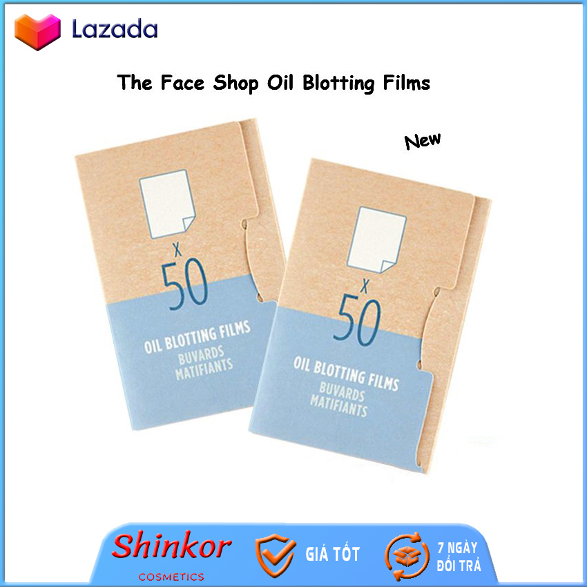 Giấy Thấm Dầu TheFaceShop Shinkor Thấm Dầu Tốt 50 Tờ