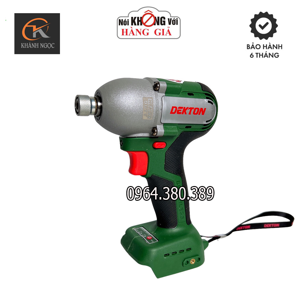 Máy chuyên vít dùng pin dekton m21-iw380n - lực siết 380nm - motor brushless.
