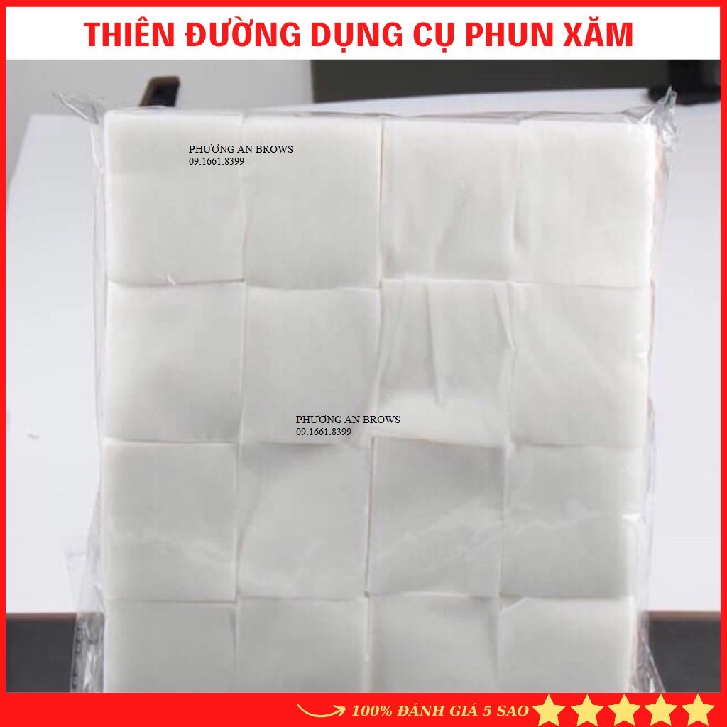 Bông cắt sẵn 1600 miếng kích thước 6x7cm
