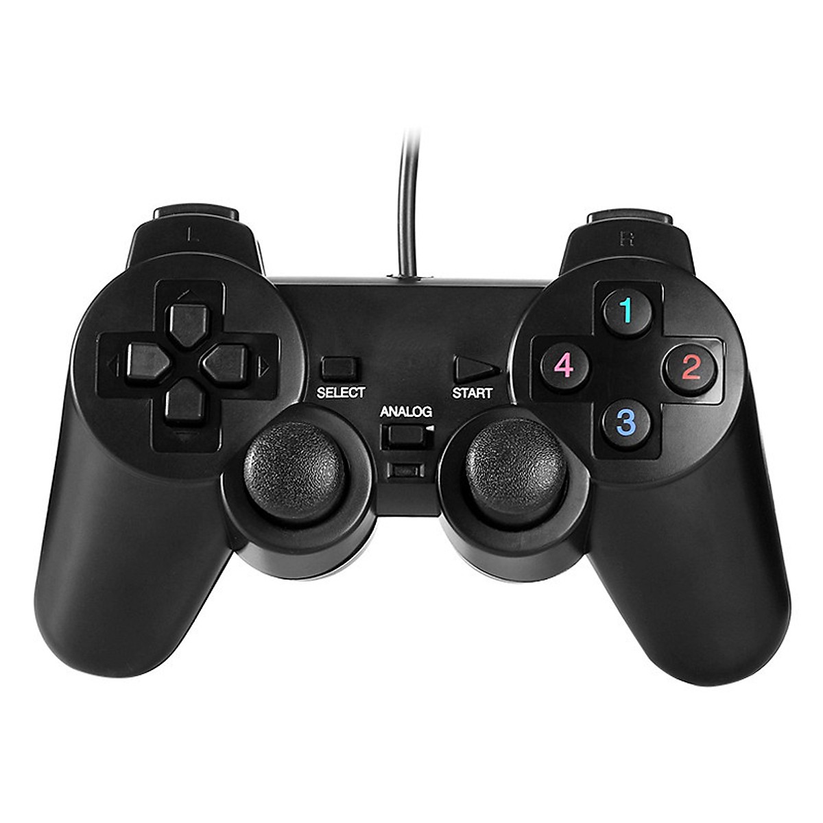 Tay cầm chơi game dành cho pc đầu usb có rung, joystick