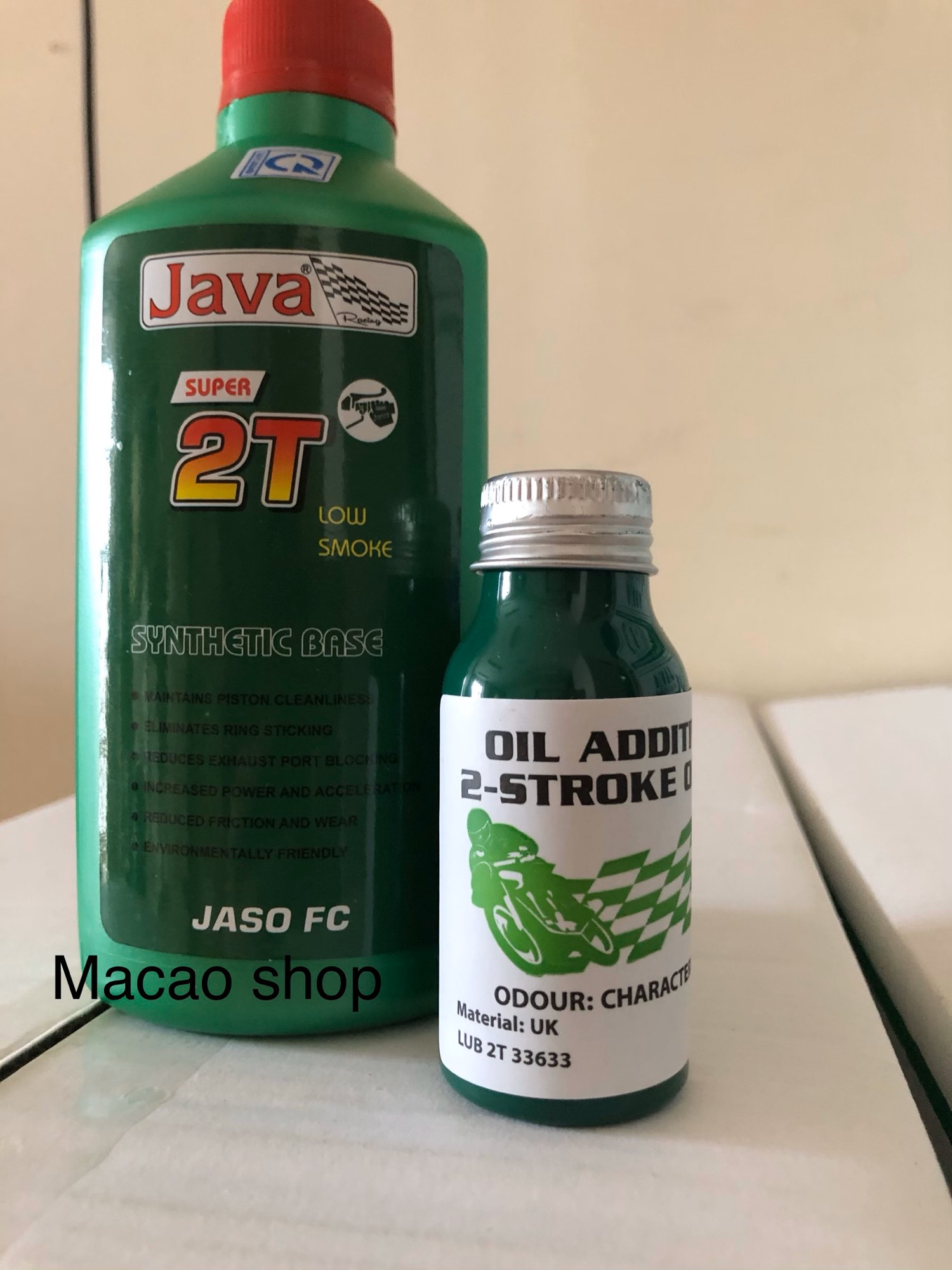 [HCM]Combo nhớt 2t Java và tinh dầu thơm ( bao sd ko cặn)