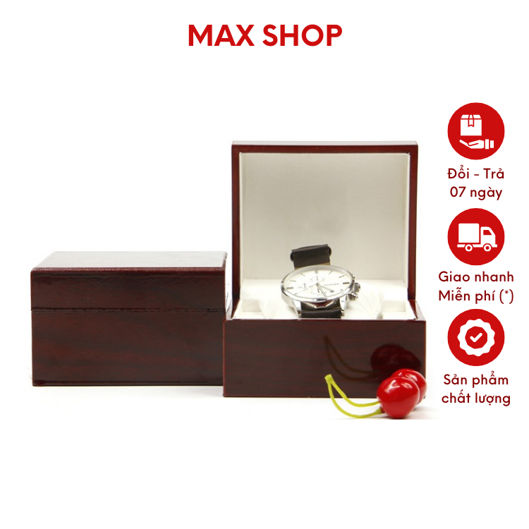Hộp Đựng Đồng Hồ Bằng Gỗ 1 Ngăn - Mã HG1N01