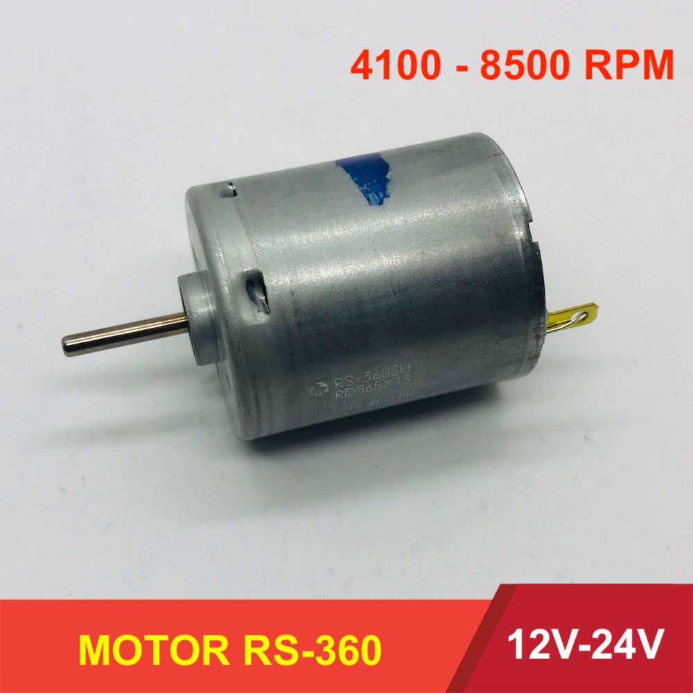 [HCM]Motor 360 RS-360SH điện áp 12V - 24V tốc độ chậm 4100 - 8500 RPM động cơ chính xác - LK0241