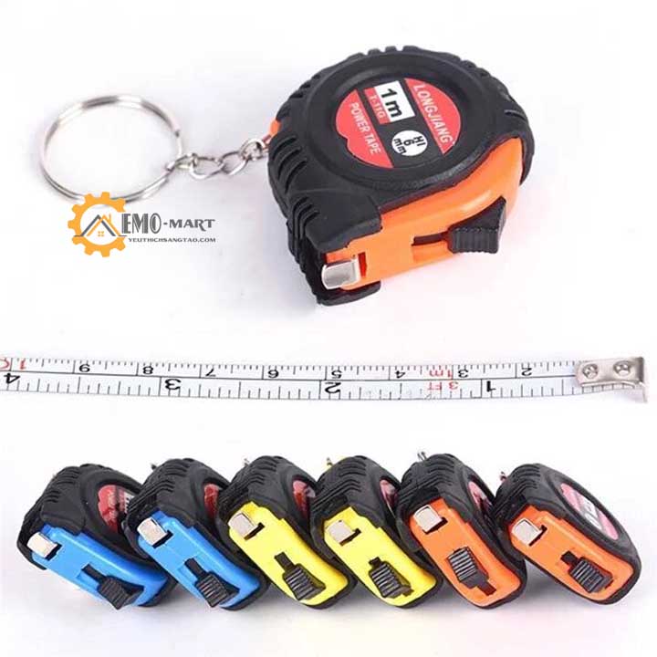 [FreeshipMAX] Móc khóa thước rút mini 1 mét