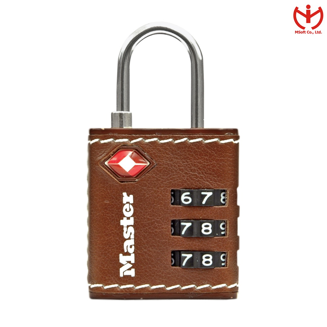 Ổ khóa vali master lock 4692 eurdbrn khóa số rộng 32mm càng 3mm có chức năng tsa - msoft