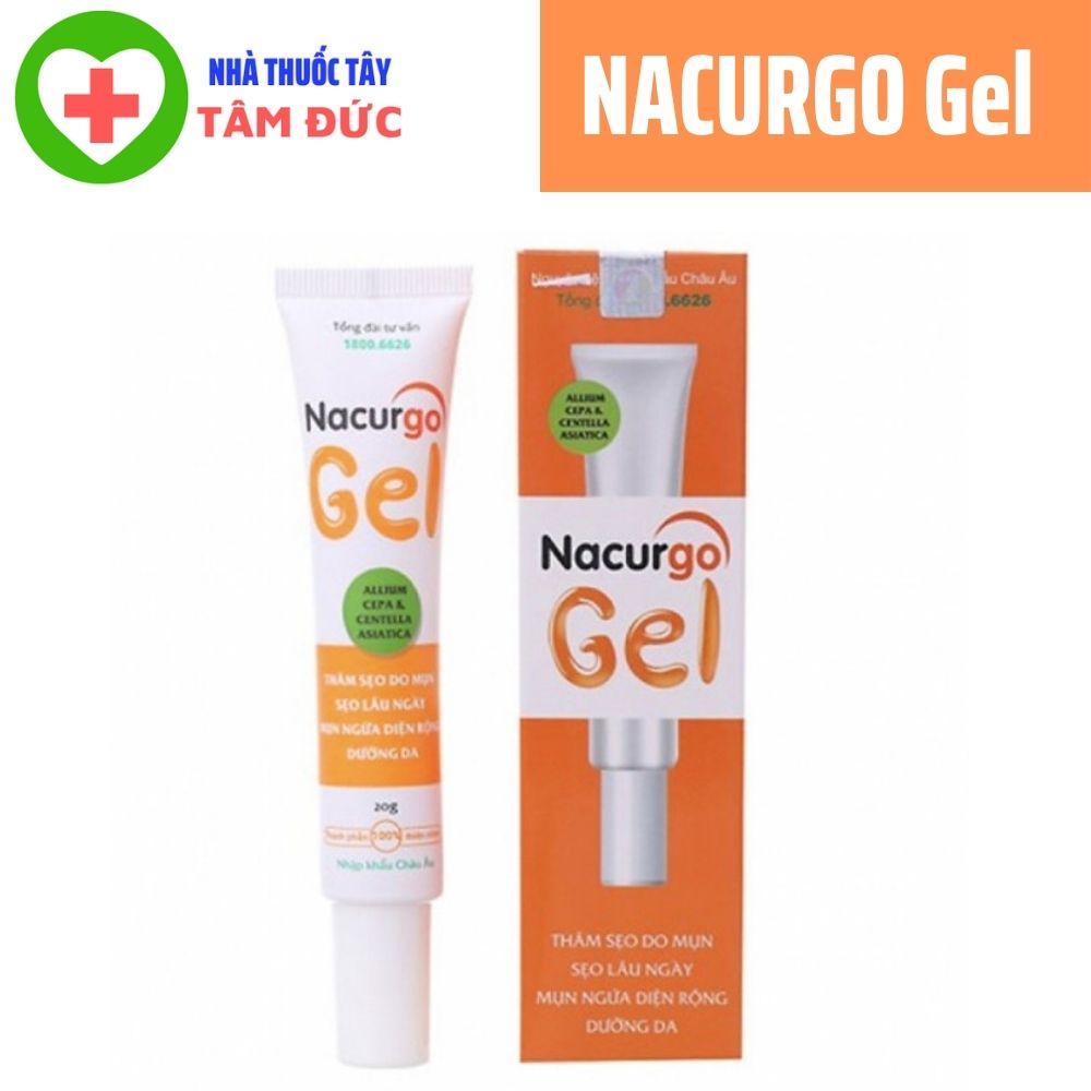 NACURGO Gel - Đánh bay thâm sẹo mụn, chặn đứng viêm nang lông