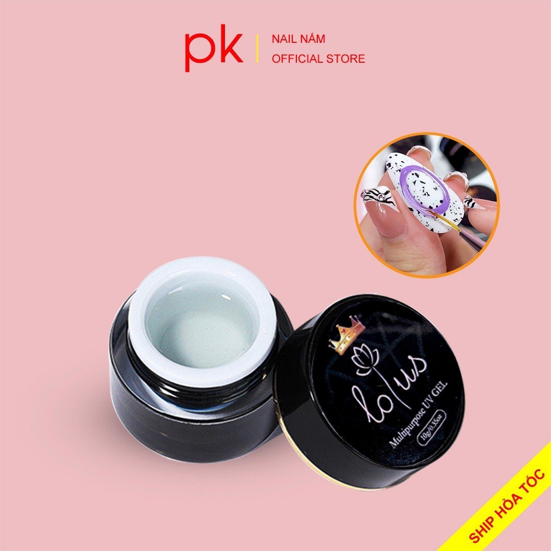 Gel vẽ nổi đa dụng, top giọt sương Lotus chính hãng ( multipurpose ) hũ to 10g