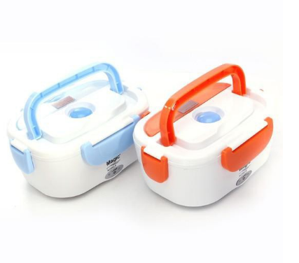 Hộp cơm điện  Nấu & Hâm nóng thức ăn - Hộp chứa thép không gỉ an toàn - Nhỏ gọn & quai xách tiện dụng - Hàng chính hang,Hộp ủ cơm hâm nóng cơm magic ruột inox