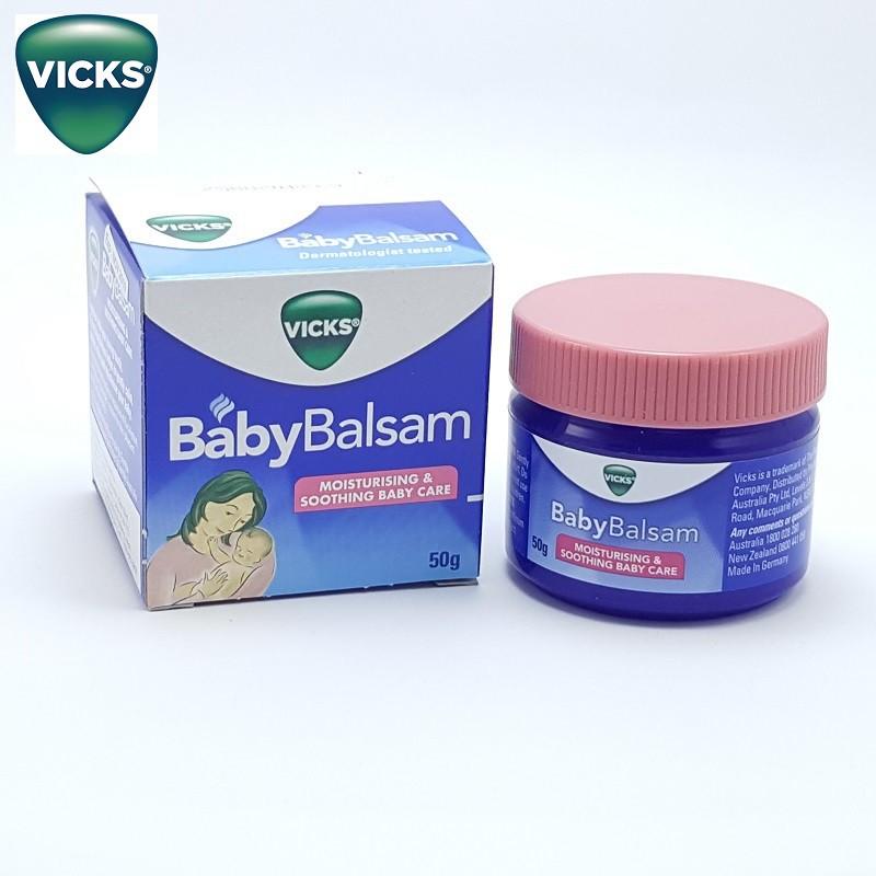Dầu giữ ấm cho bé Vick Baby Balsam Úc