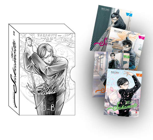 Kim Đồng - Boxset Tôi là Sakamoto (4 tập)