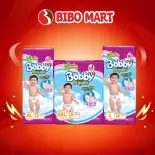 Bỉm Bobby Quần Thấm Hút Tốt Cho Bé Size M40/L36/XL32/XXL28/XXXL 24 Mặc Êm Khô Thoáng - Bibomart
