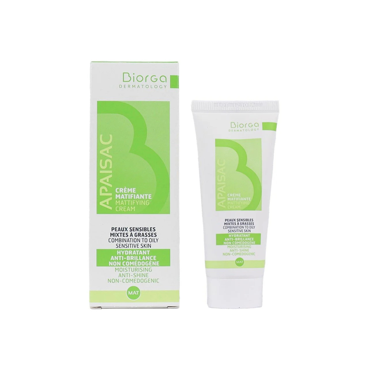 Apaisac biorga mattifying cream – kem dưỡng da kiểm soát dầu – 40ml