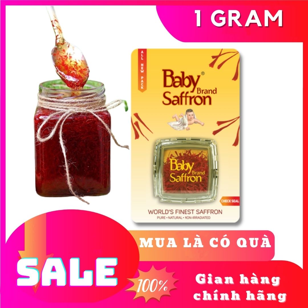 Saffron mật ong nhuỵ Hoa Nghệ Tây Baby Saffron ngâm mật ong