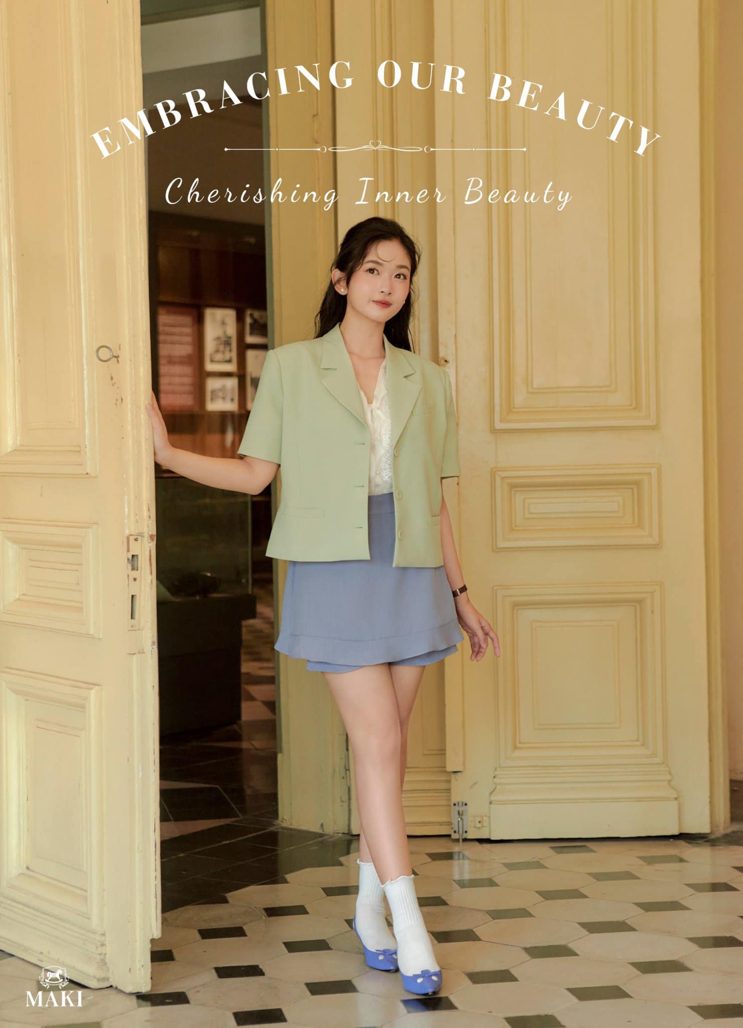 MAKI - Cheryl Blazer x Minna Skirt