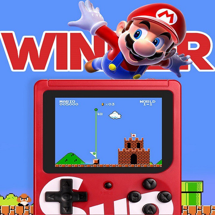 Máy chơi game 4 nút cầm tay sup 400 trò chơi