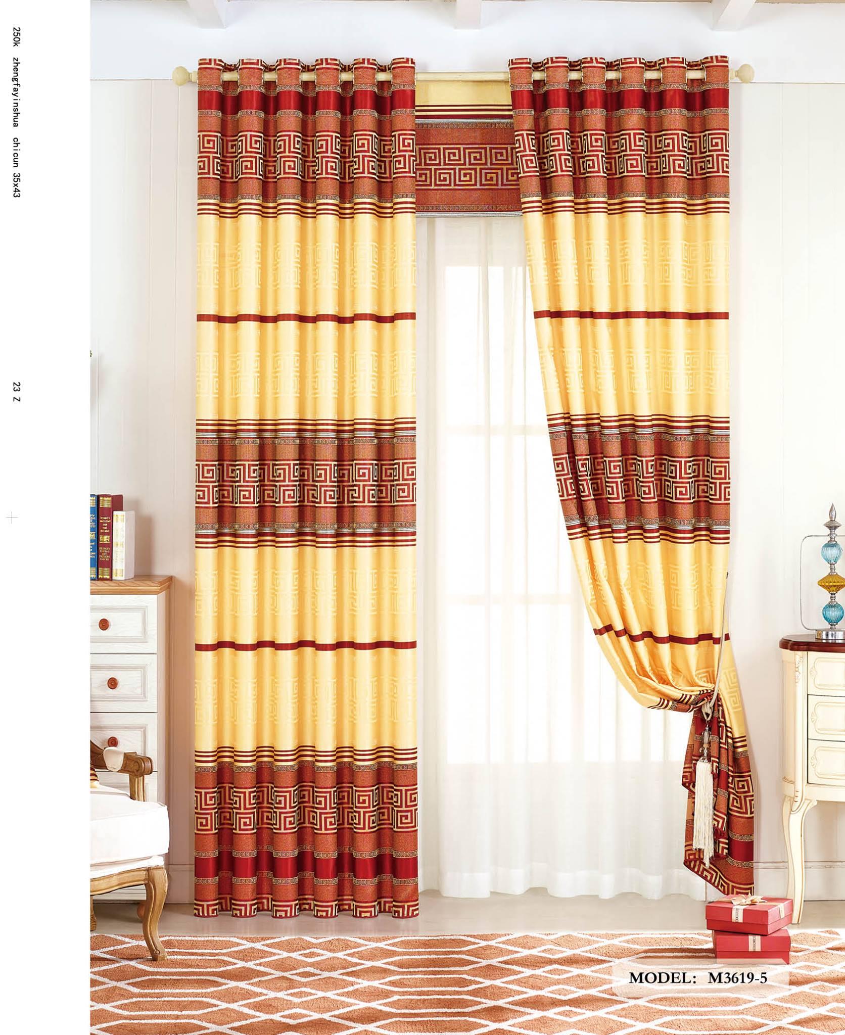 [HCM]Rèm cửa sổ vải họa tiết sang trọng - Ngang 2m - Cao tùy chọn - Vải dày mịn đẹp - Có may theo kích thước yêu cầu